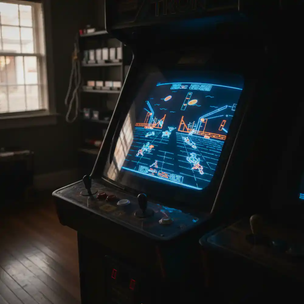 Tron arcade screen